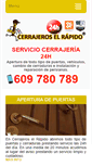 Mobile Screenshot of cerrajeroselrapido.com